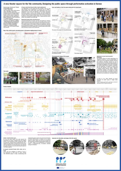 Moro: A new theater square for the Yak community. Designing the public space through performative activation in Varese